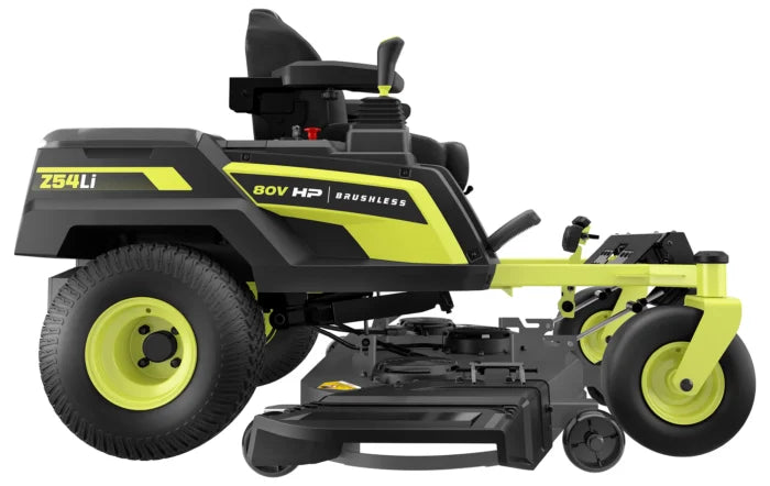 80V Max HP Lithium 54" Brushless Electric Zero Turn Lawn Mower - Seakundi