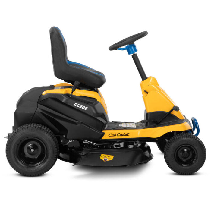 Cub Cadet CC30E 30-Inch 56V MAX Lithium-Ion Electric Riding Lawn Mower – Battery Powered, Quiet, Compact & Maintenance-Free