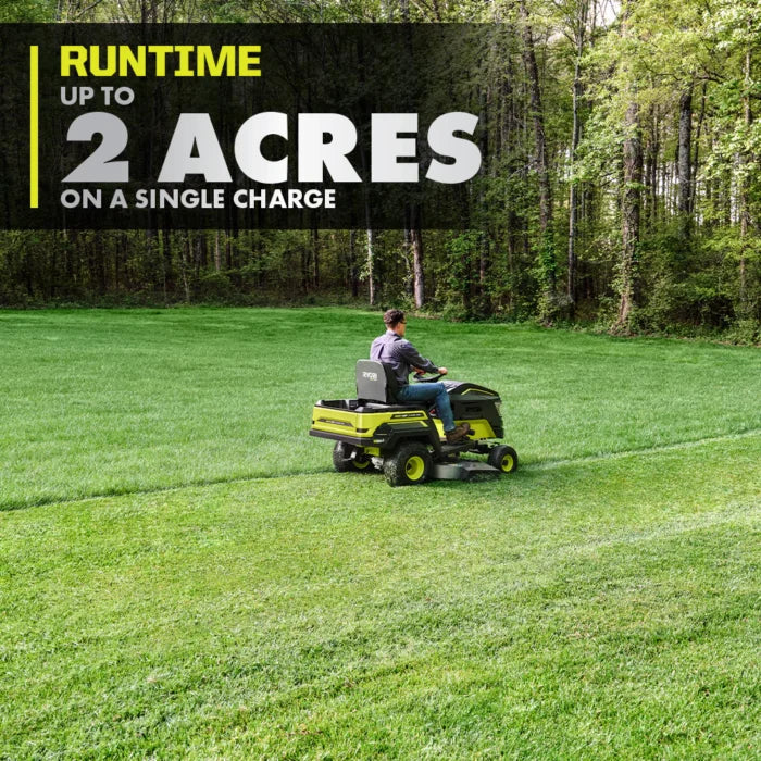 Brushless 80V Hp 46-Inch Cordless Lawn Tractor Battery Powered - Seakundi