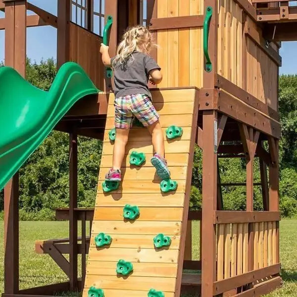 Backyard Discovery Skyfort II Cedar Swing Set/PlaySet – Bitz & Buttons