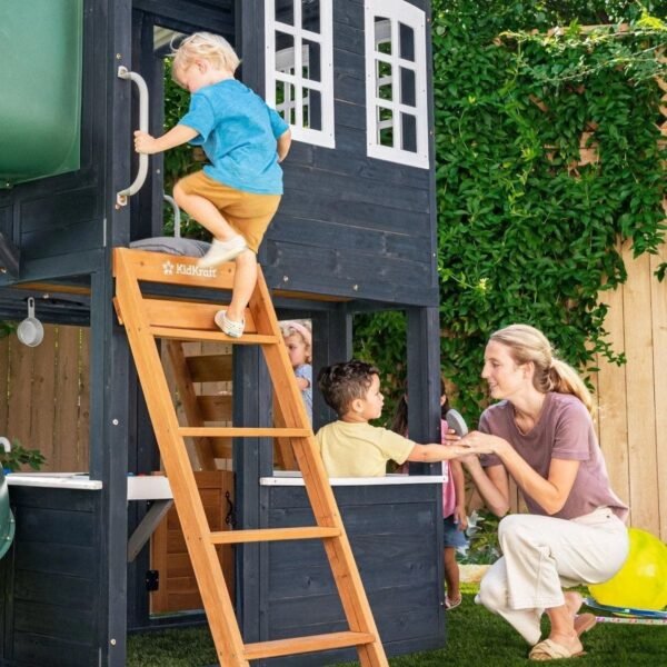 Backyard Discovery Skyfort III Cedar Swing Set w/ Tube Slide – DIY – Bitz & Buttons