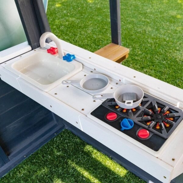 Backyard Discovery Skyfort III Cedar Swing Set w/ Tube Slide – DIY – Bitz & Buttons