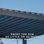 14×10 Sarasota Steel Louvered Pergola